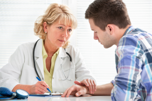 doctor consulting a patient